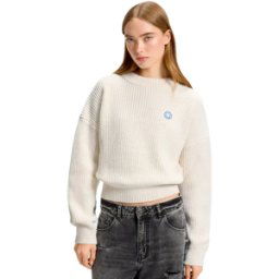 Pull Hugo Happy Femme Blanc XS