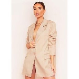Missy Empire Pocket Detail Oversized Blazer Pierre 10 (S) Female