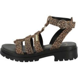 Sandales Les Tropéziennes par M Belarbi Sandale A Talon Cuir Toboleo Multicolore