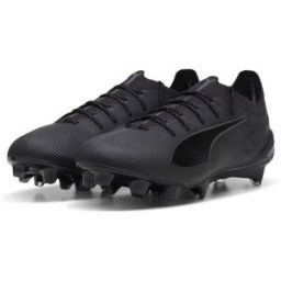 Puma Ultra Ultimate Adults Firm Ground Football Boots Noir/Argent/Gris 6 (39) Male