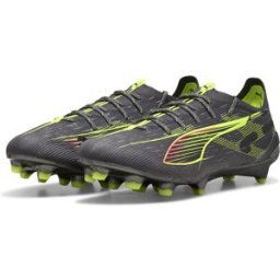 Puma Ultra Ultimate Adults Firm Ground Football Boots Argent/Jaune 10.5 (45) Male