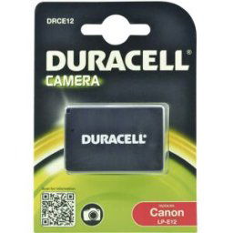 Duracell LP-E12 Batterie pour appareil photo Remplace laccu dorigine LP-E12 7.4 V 800 mAh
