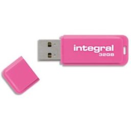 Integral infd32gbneonpk3.0 lecteur usb flash 32 go usb type-a 3.2 gen 1 (3.1 gen 1) rose