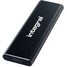 Integral inssd2tport3.2slimx lecteur à circuits intégrés externe technologie thunderbolt 2 to usb type-c 3.2 gen 2 (3.1 gen 2) noir
