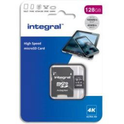 Integral inmsdx128g-100v30 mémoire flash 128 go microsd uhs-i