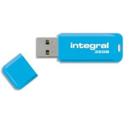 Integral infd32gbneonb3.0 lecteur usb flash 32 go usb type-a 3.2 gen 1 (3.1 gen 1) bleu