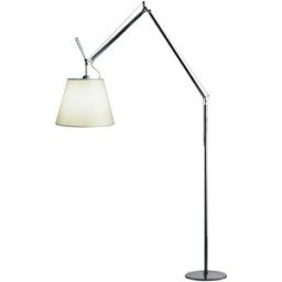 Artemide Tolomeo Mega lampe de sol pergament-noir, ø42cm