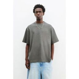 Pull&Bear T-Shirt Manches Courtes Structure Vert L male