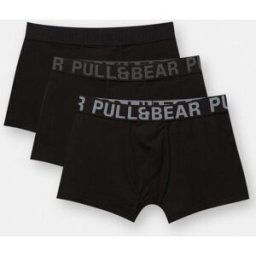 Lot De 3 Boxers Gris Logo Pull&Bear Divers L male