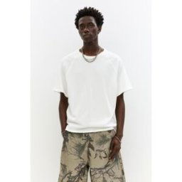 Pull&Bear T-Shirt Manches Courtes Avec Bordures Blanc cassé L male