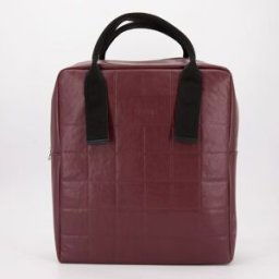 Sac à dos bordeaux anse tissu 37x31x10cm Femme O BAG