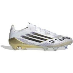 Adidas F50 Elite Adults Firm Ground Football Boots Blanc/Noir/Or 9 (43.3) Male