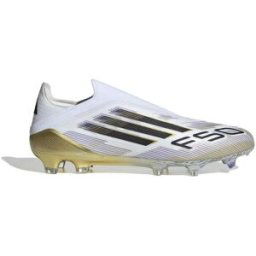 Adidas F50 Elite Laceless Adults Firm Ground Football Boots Blanc/Noir/Or 9 (43.3) Male
