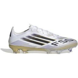 Adidas F50 Pro Adults Firm Ground Football Boots Blanc/Noir/Or 9 (43.3) Male