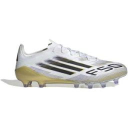 Adidas F50 Elite Adults Artificial Ground Football Boots Blanc/Noir/Or 9 (43.3) Male