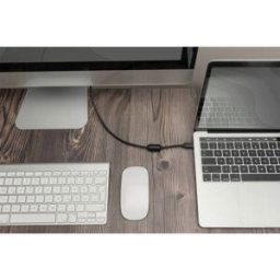 Câble adaptateur Digitus USB-C® / DisplayPort USB-C® mâle, Fiche mâle DisplayPort 2.00 m noir AK-300333-020-S blindé, blindage double Câble dafficheur USB-C®