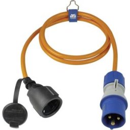 AS Schwabe 62435 Câble adaptateur CEE de camping 16 A 3 pôles 1 pc(s)