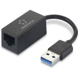 Adaptateur réseau Renkforce RF-4708614 1 GBit/s USB 3.1 (Gen 1), LAN (10/100/1000 Mo/s)