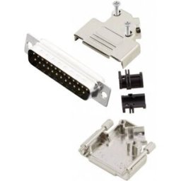 MH Connectors MHD45ZK25-DM25P-K Kit embase SUB-D mâle 45 ° Nombre de pôles: 25 fût à souder 1 pc(s)