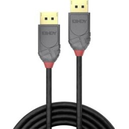 Câble de raccordement LINDY DisplayPort Fiche mâle DisplayPort, Fiche mâle DisplayPort 2.00 m noir 36482 8K UHD Câble DisplayPort