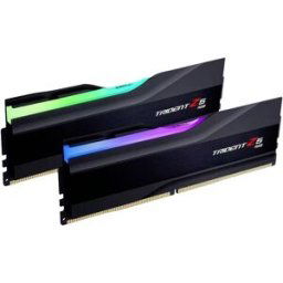 G.Skill Trident Z5 RGB Mémoire pour PC au détail DDR5 64 GB 2 x 32 GB non-ECC 6000 MHz DIMM 288 broches CL32 F5-6000J3238G32GX2-TZ5RK