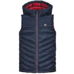 Doudounes enfants Jack & Jones JJEHERO BODYWARMER HOOD Marine 11 ans,15 ans,16 ans garcons