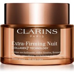 Clarins Extra-Firming Night Cream crème de nuit liftante anti-rides pour tous types de peau 50 ml