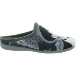 Chaussons La Maison De L'espadrille 6770 LAUREL HARDY Gris