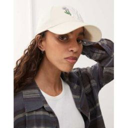 New Era - 9forty - Casquette avec broderies fleuries ornÃ©es de perles et logo NY Yankees - CrÃ¨me-Neutre Neutre No Size female