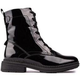 Bottines Jana Patent Lace Des Bottes Noir