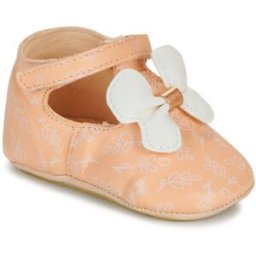 Chaussons enfant Easy Peasy MY LILLYP PAPILLON VOLANT Orange