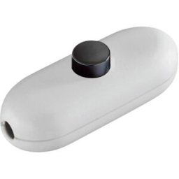 Interrupteur pour câble souple interBär 5044-001.01 blanc, noir 1 x Off/On 2 A 1 pc(s)