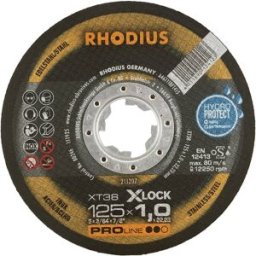 Rhodius XT38 X-LOCK 211207 Disque à tronçonner 25 pc(s) acier inoxydable, acier