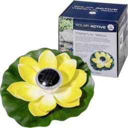 FIAP 3206-3 SOLAR ACTIVE WaterLily Yellow Lampe décorative solaire LED LED intégrée jaune