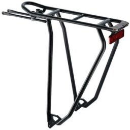 Porte-bagages arrière Racktime Shine Evo Light 28" Dynamo Noir