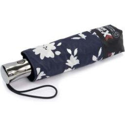 Parapluies Isotoner Parapluie X-TRA SOLIDE ALPHA 28 cm Fleurs Marine Bleu