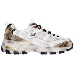 Baskets Skechers BASKETS D'LITES VINTAGE VISION BLANC-OR Blanc