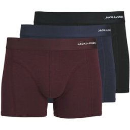 jack & jones Maillots en Viscose Rouge basic Bamboo Trunks 3 Pack Noos Sammy L male