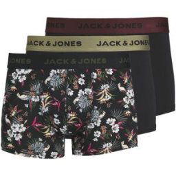 jack & jones Maillots en Polyester Noir flower Microfiber 3 Pack Noos Lou XL male