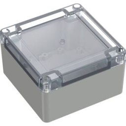 TRU COMPONENTS TC-10860524 Boîtier universel 105 x 105 x 60.10 ABS-PC gris clair 1 pc(s)