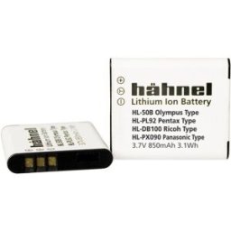 Hähnel Fototechnik HL-50B Batterie pour appareil photo Remplace laccu dorigine LI-50B, Li-52B, D-LI92, DB-100 3.7 V 850 mAh