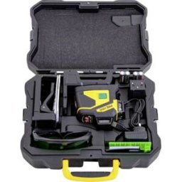 Prexiso PLC3-360G Laser à lignes 360° Laser vert, avec laser à 360°, batterie incluse, boîtier inclus Portée (max.): 60 m