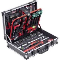 Meister Werkzeuge WU8973750 universelle Mallette à outils équipée 131 pièces (L x l x H) 460 x 320 x 140 mm