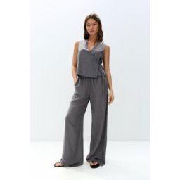 Pull&Bear Pantalon Jogger Rustique Gris M female