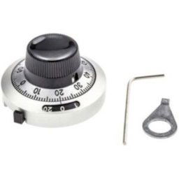 Bourns H-46-6A Tête de bouton rotatif noir (Ø x H) 46 mm x 24 mm 1 pc(s)