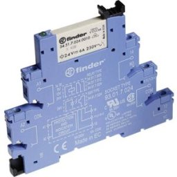 Finder 38.61.7.012.0050 Module relais Tension nominale: 12 V/DC Courant de commutation (max.): 6 A 1 inverseur (RT) 1 pc(s)