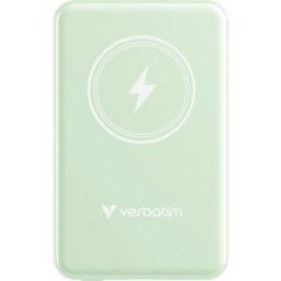 Verbatim Charge n Go Magnetic Wireless Powerbank (batterie supplémentaire) 5000 mAh Fast Charge, Quick Charge 3.0, Power Delivery 3.0, Adaptive Fast Charge
