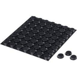 Pied dappareil 3M SJ5012S BL autocollant, rond noir (Ø x H) 12.7 mm x 3.5 mm 56 pc(s)