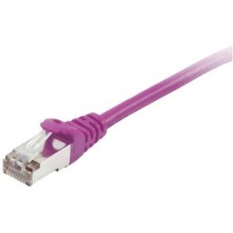 Equip 605554 RJ45 Câble réseau, câble patch CAT 6 S/FTP 5.00 m violet contacts dorés 1 pc(s)