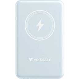 Verbatim Charge n Go Magnetic Wireless Powerbank (batterie supplémentaire) 5000 mAh Fast Charge, Quick Charge 3.0, Power Delivery 3.0, Adaptive Fast Charge